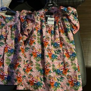 Authentic moshino dress size 8 girls I have one for toddler also